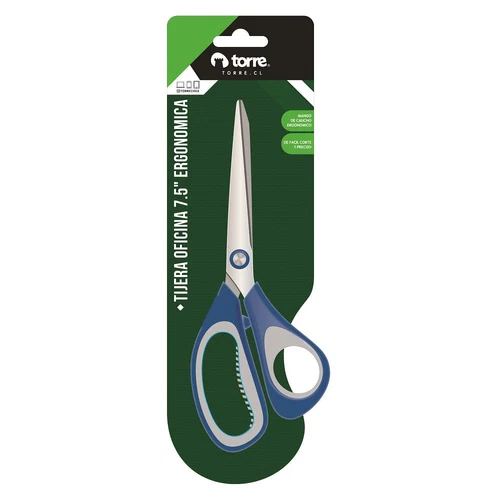 Tijera Oficina Ergonómica 19 Cm / 7,5 Pulgadas